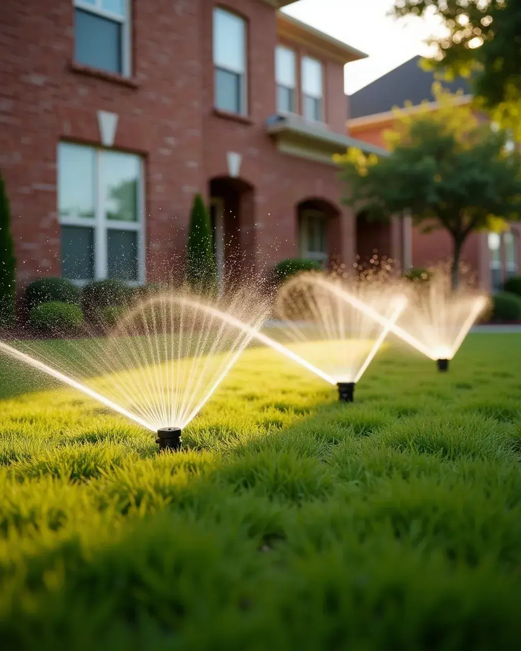 Sprinkler System Installation by Brazos Land & Tree Co. in Sugar Land, TX